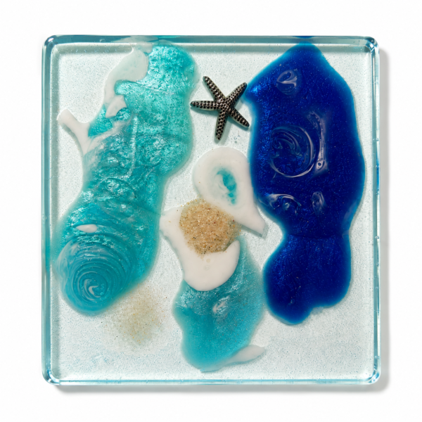 resin coaster square #1