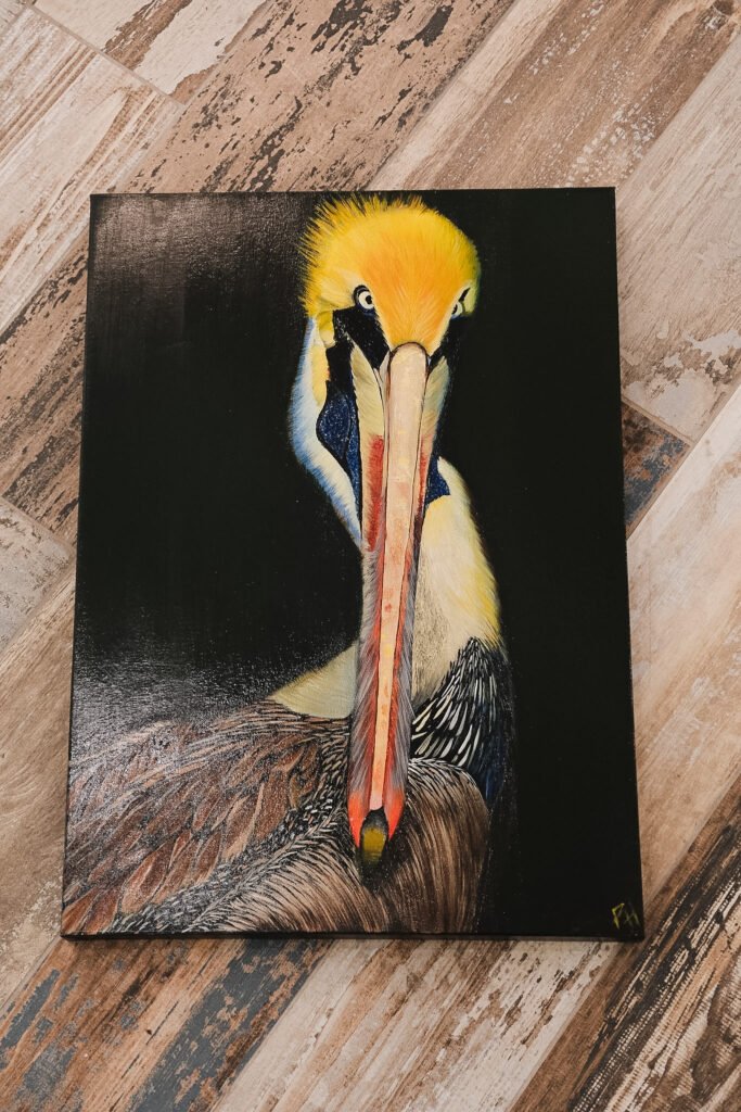 Angry Pelican