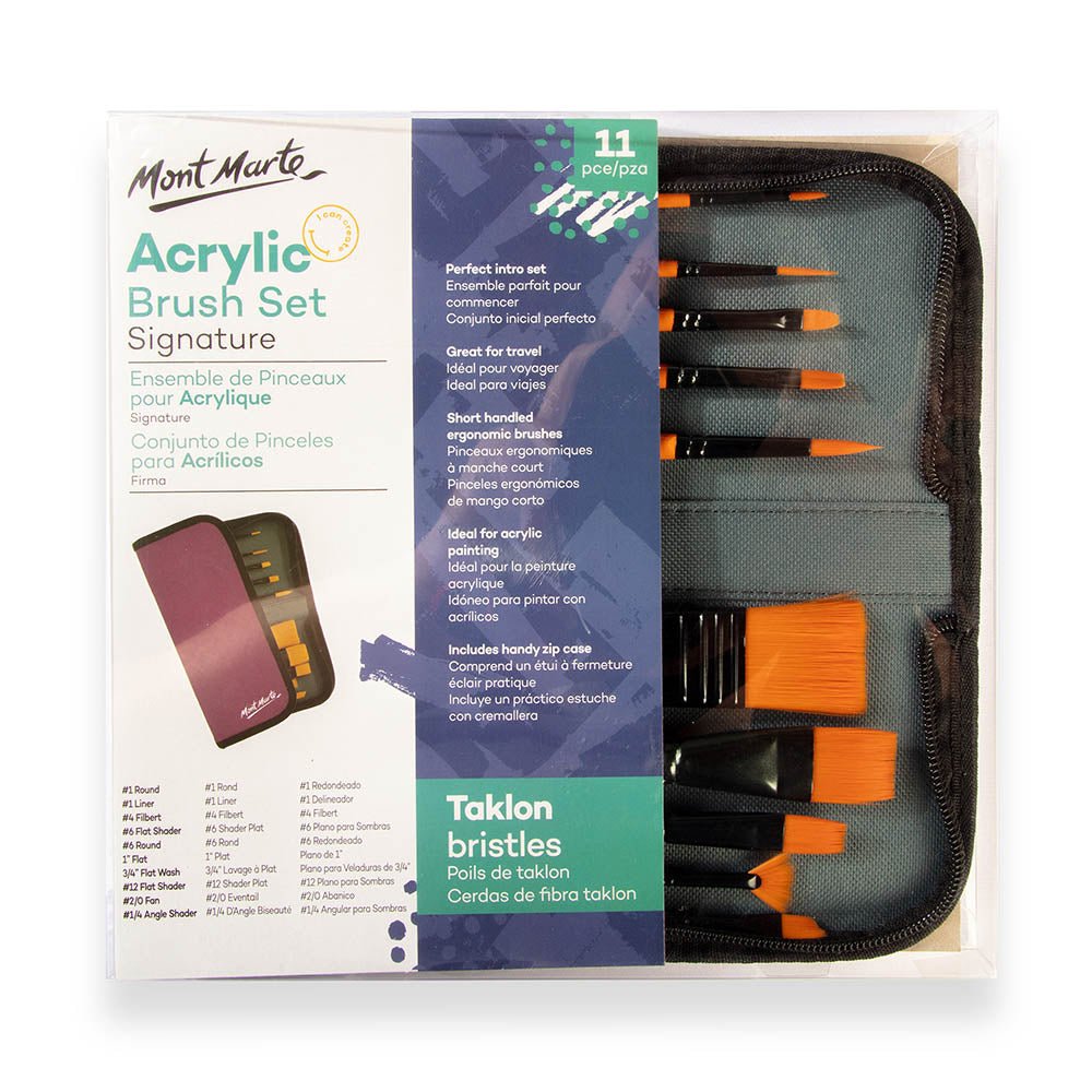Acrylic Brush Set Signature 11pc