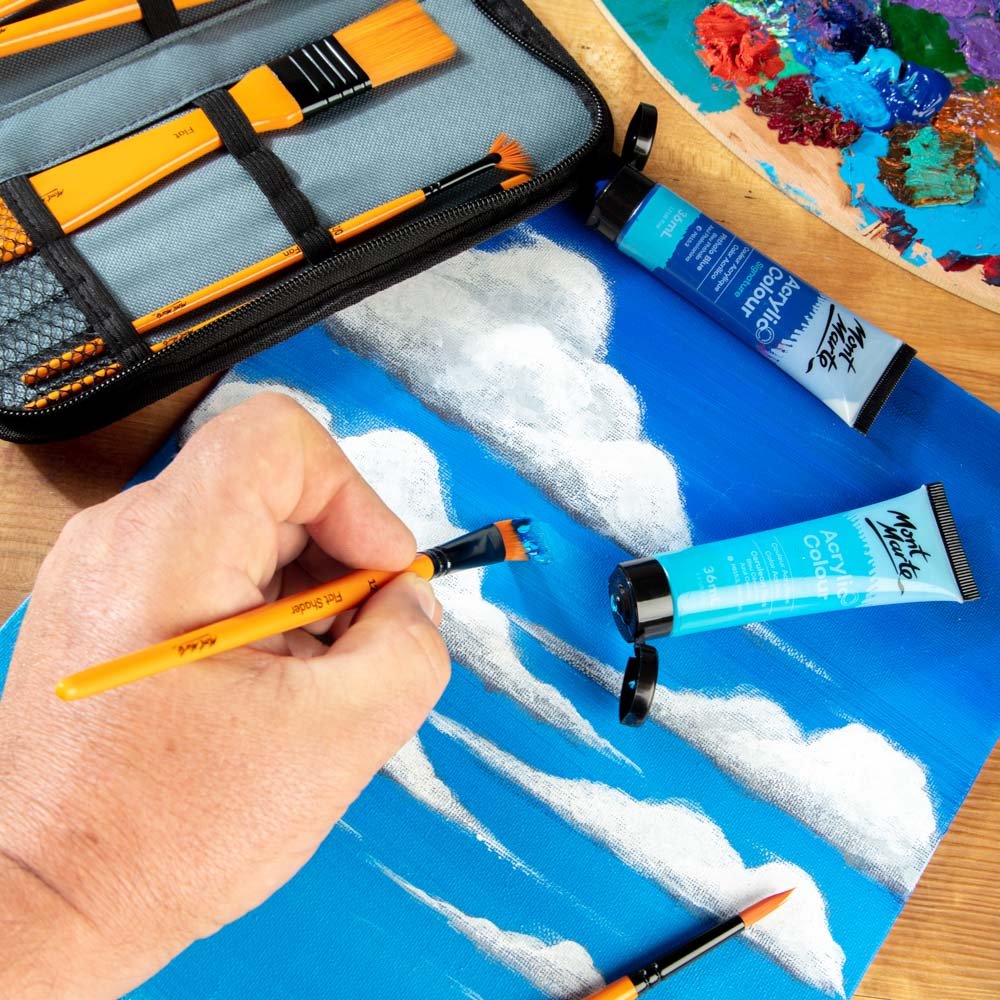 Acrylic Brush Set Signature 11pc - Image 5