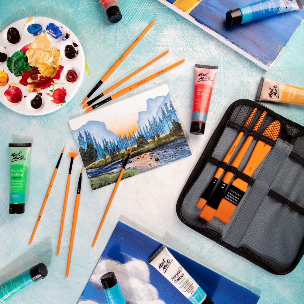 Acrylic Brush Set Signature 11pc - Image 4