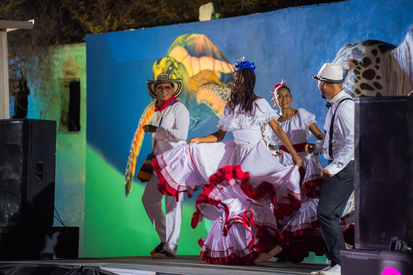 Dancers on stage at Aruba Art Fair 2026