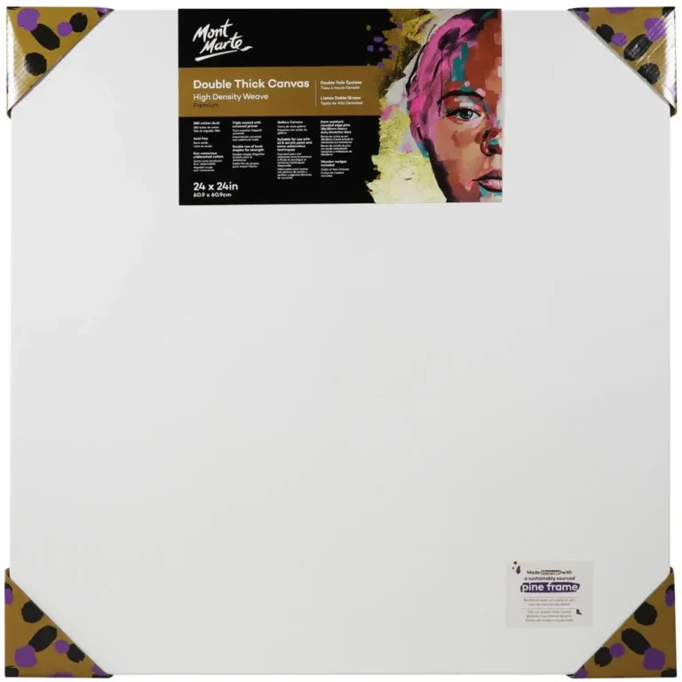 mont marte double thick canvas premium 60 9 x 60 9cm 24 x 24in front